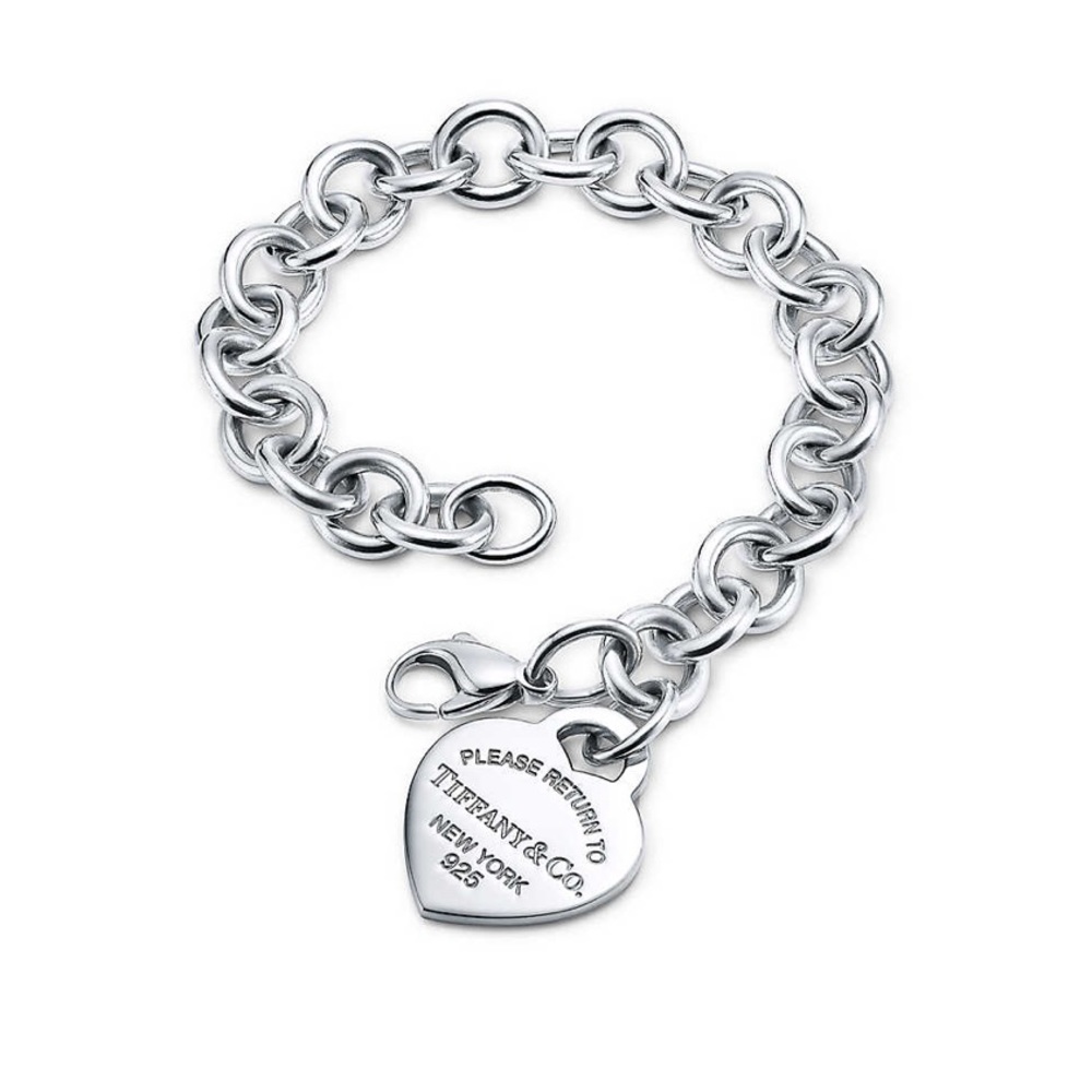 Tiffany Heart Tag Charm Bracelet